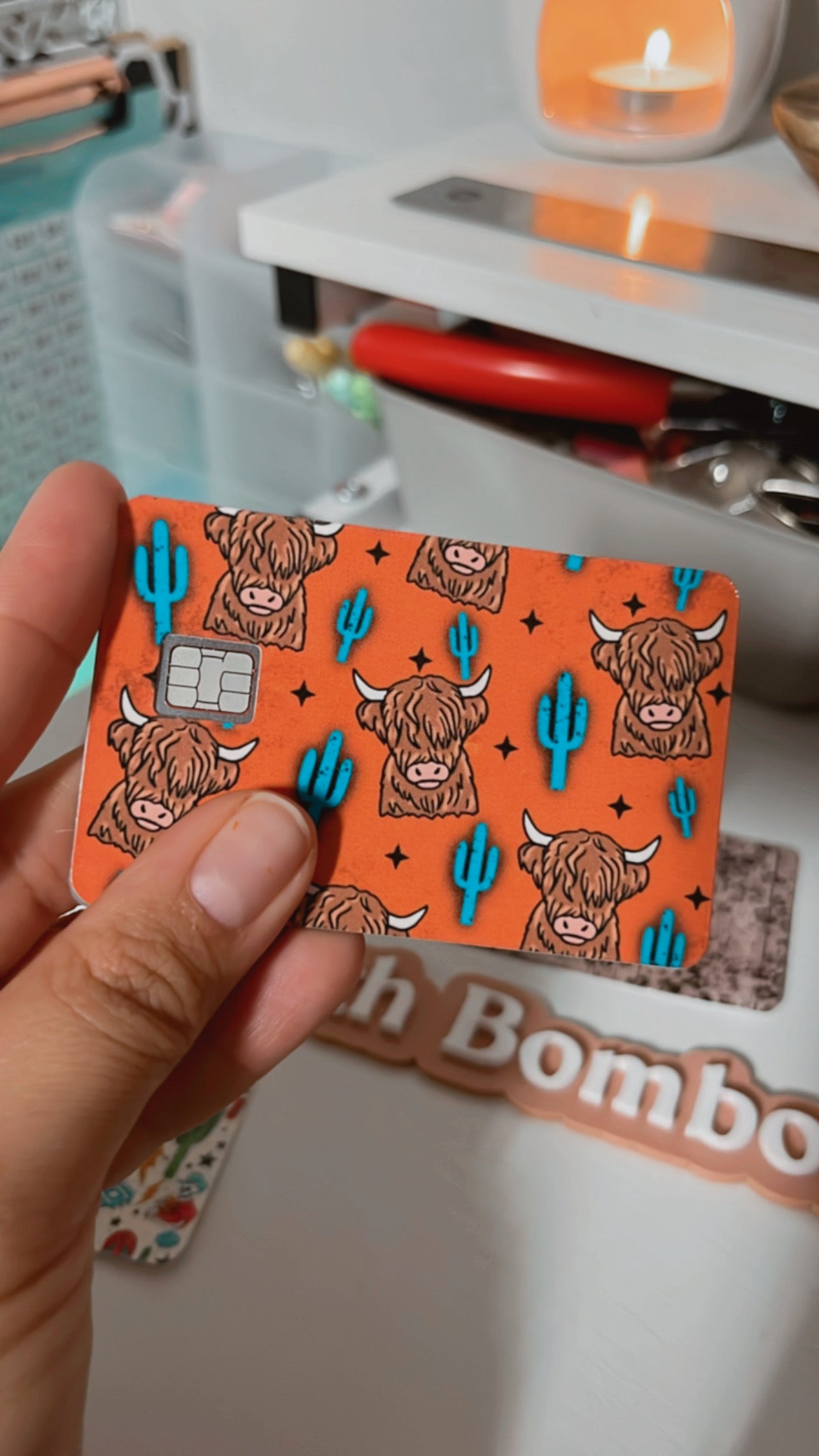 Highland Cow Card Cover