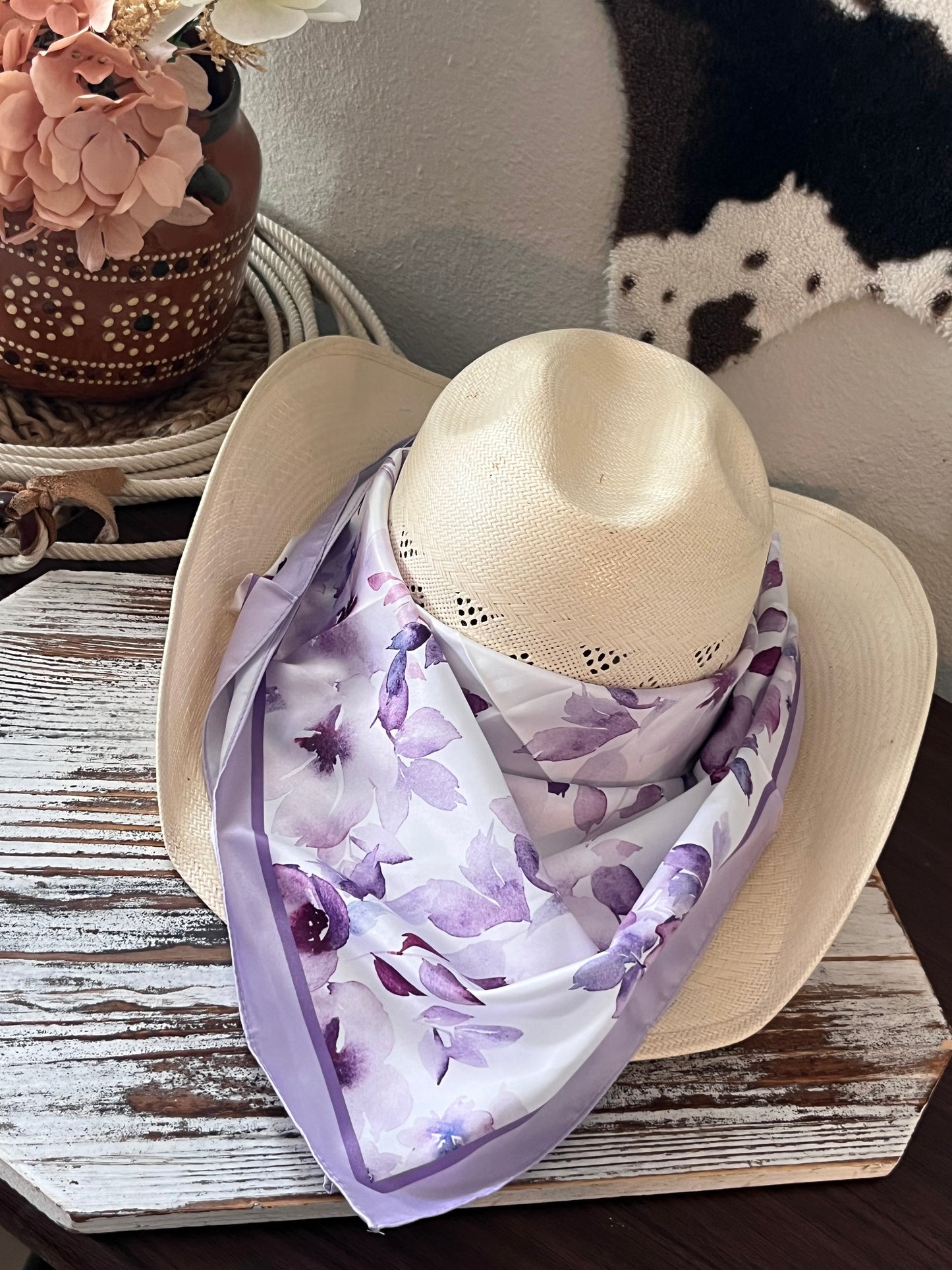 Purple flower Wild Rag