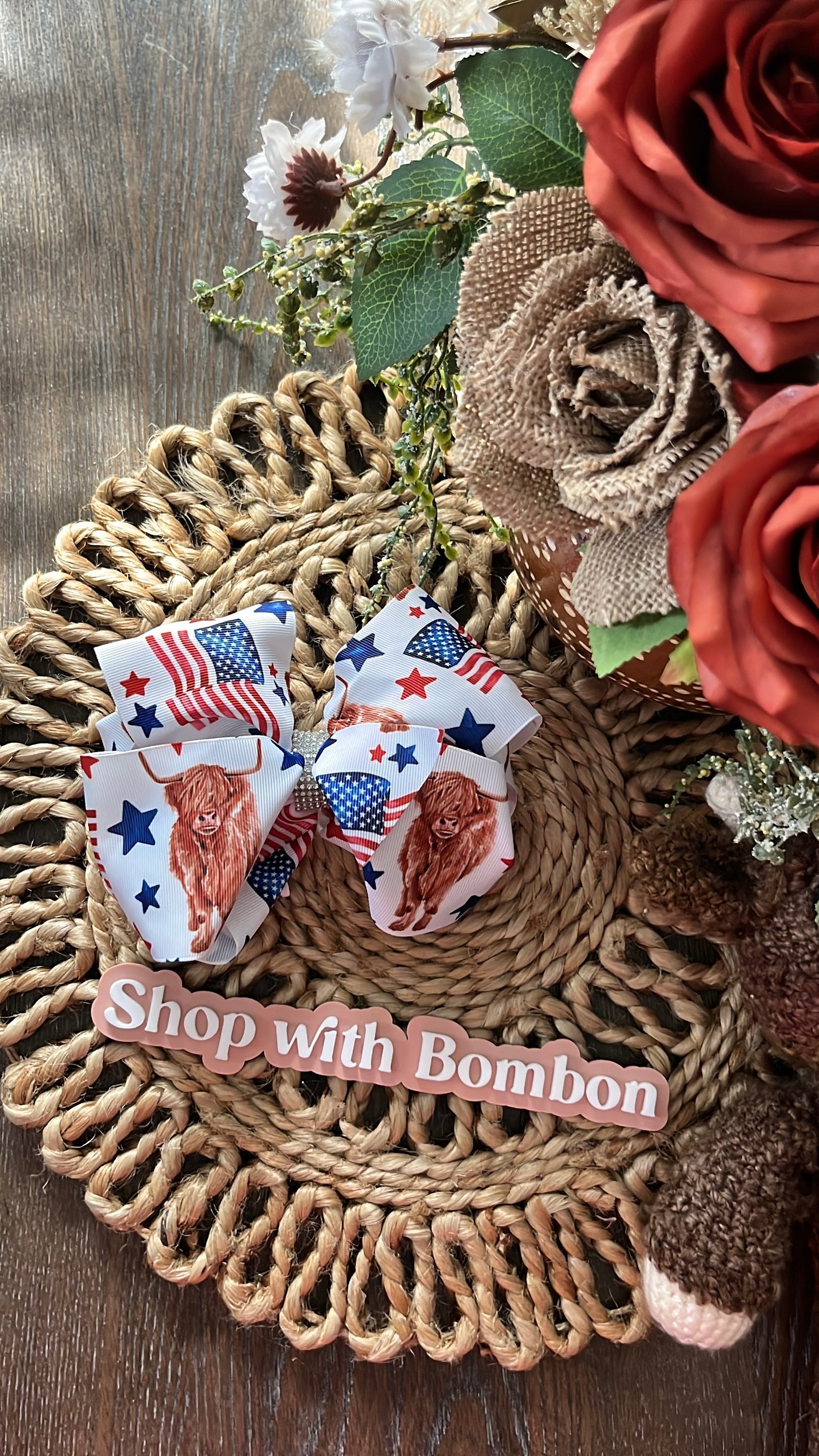 Forth of july- Big Cowgirl bow