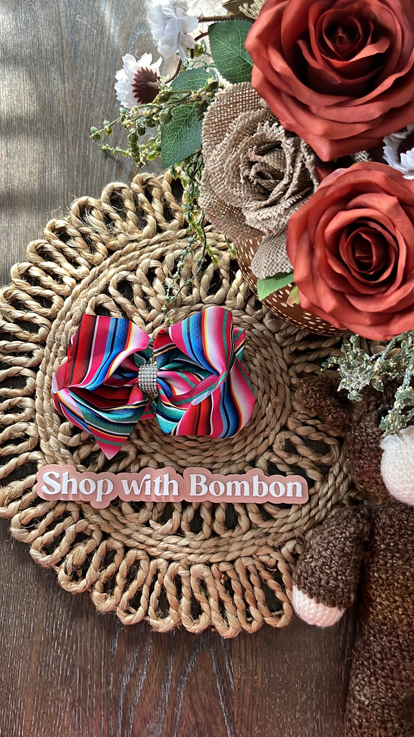 Sarape - Big Cowgirl bow