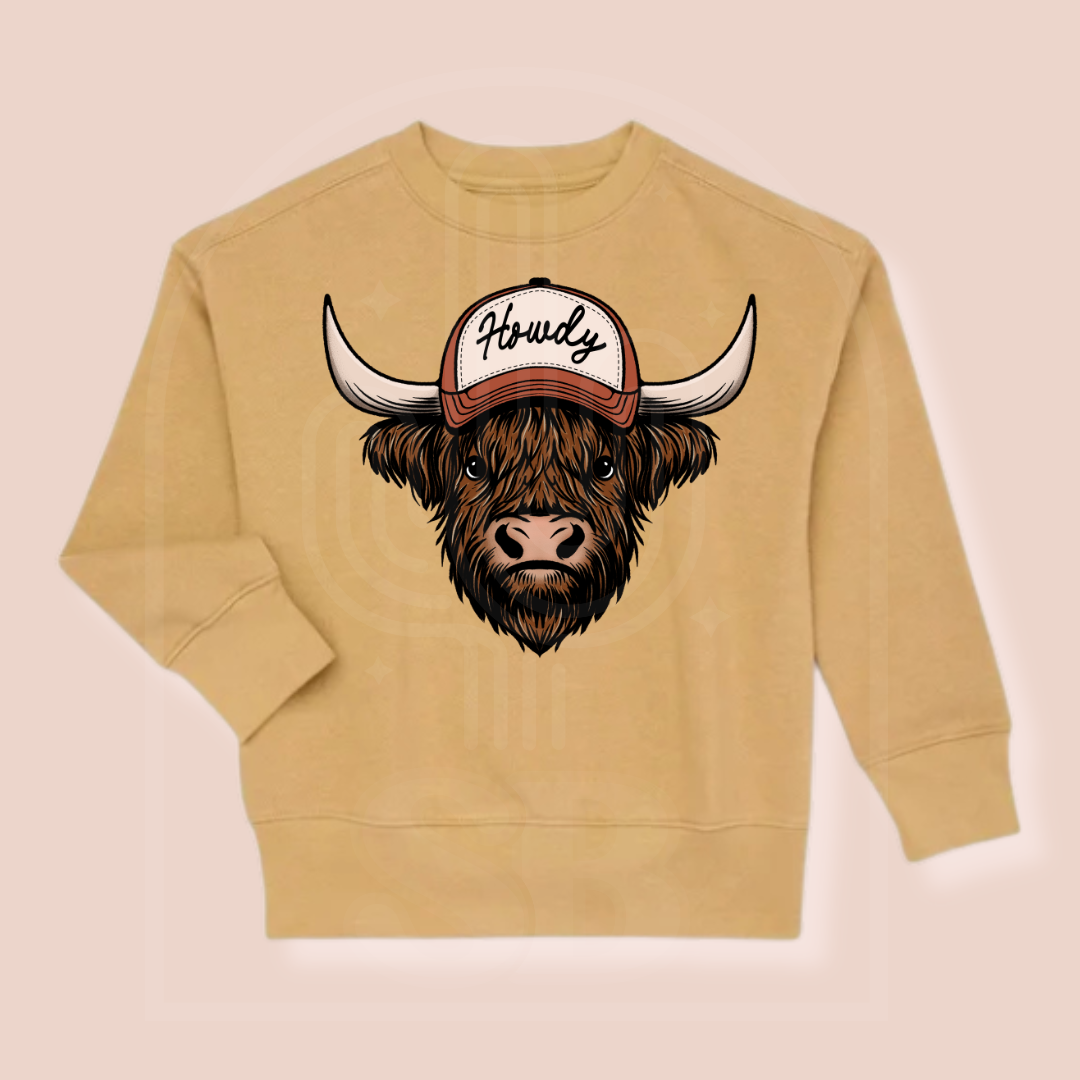 Howdy Cowboy crewneck