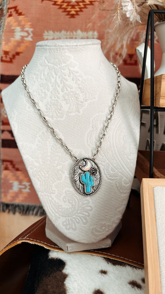 Buffalo Moon Necklace