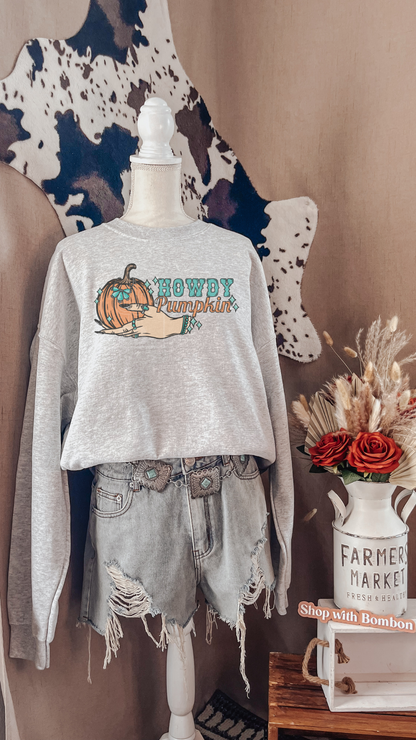 Howdy Pumpkin Crewneck