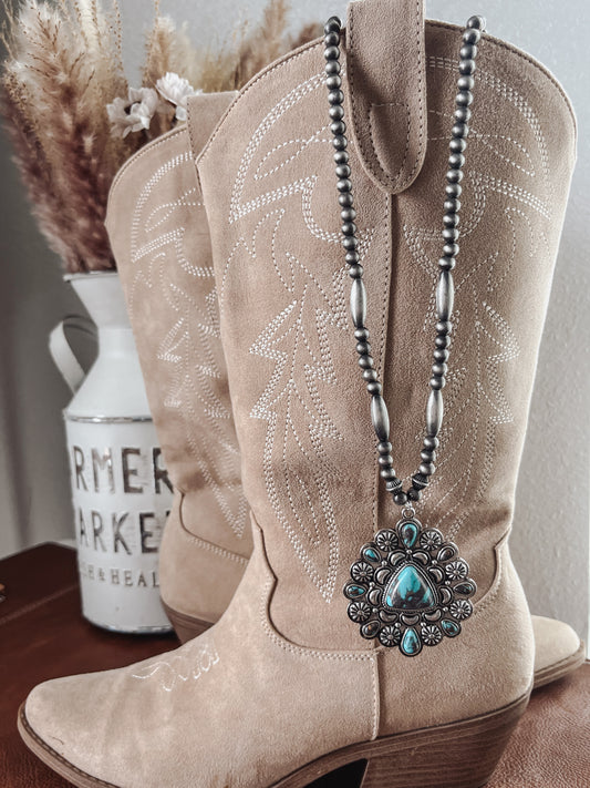 Boho Western pearl Necklace