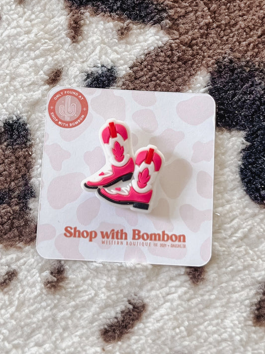 Western shoe charm