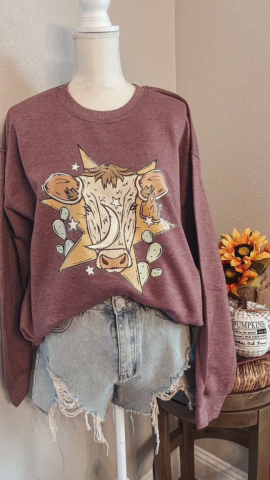 Moo Shine Crewneck