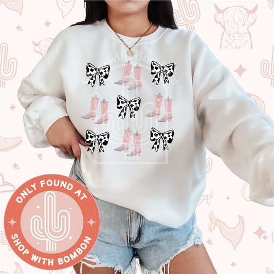 Coquette Cowgirl SWB original crewneck