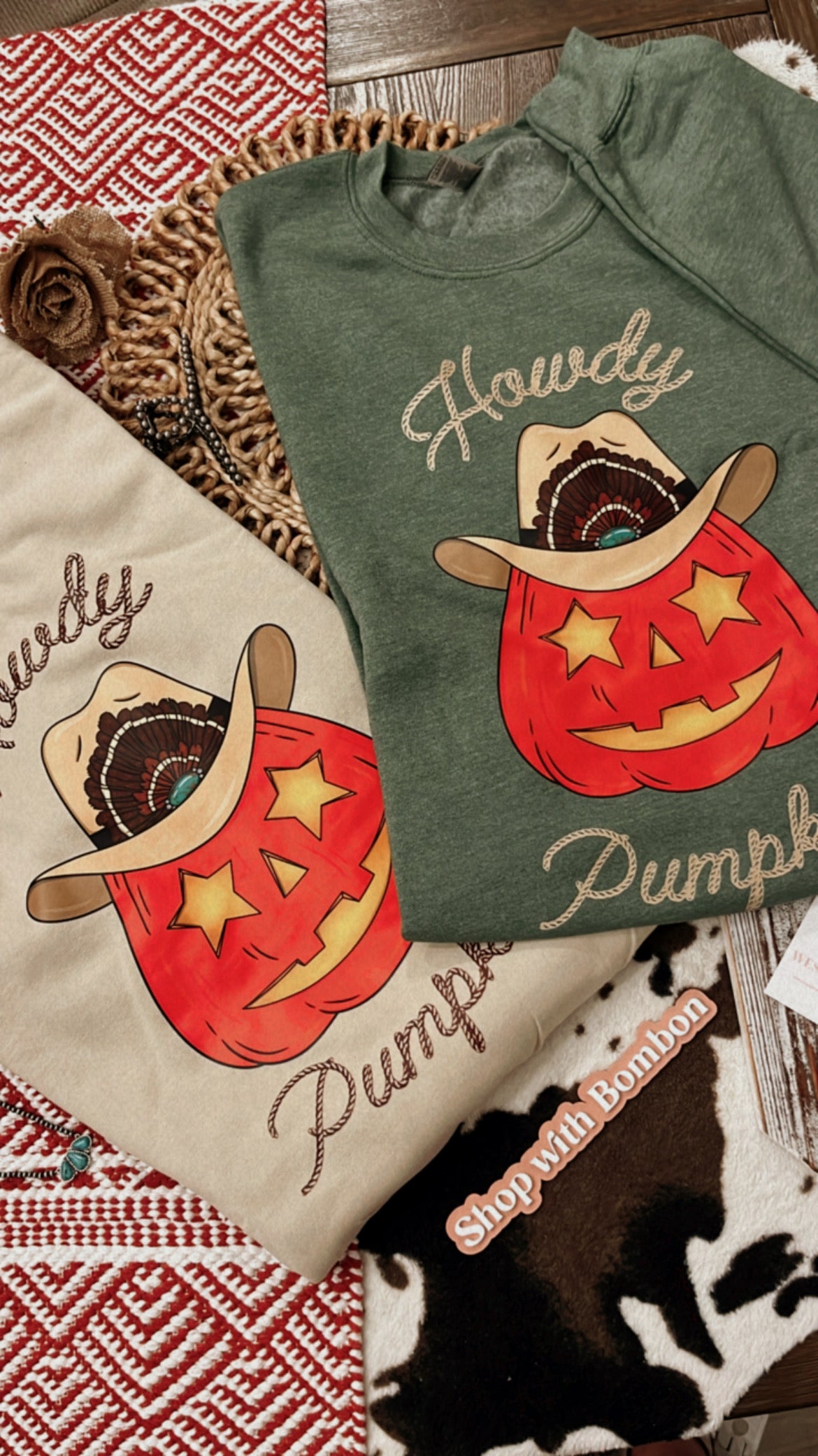 Howdy Pumpkin Crewneck