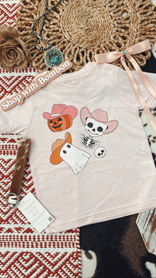 Spooky Cowgirl Kid T-shirt