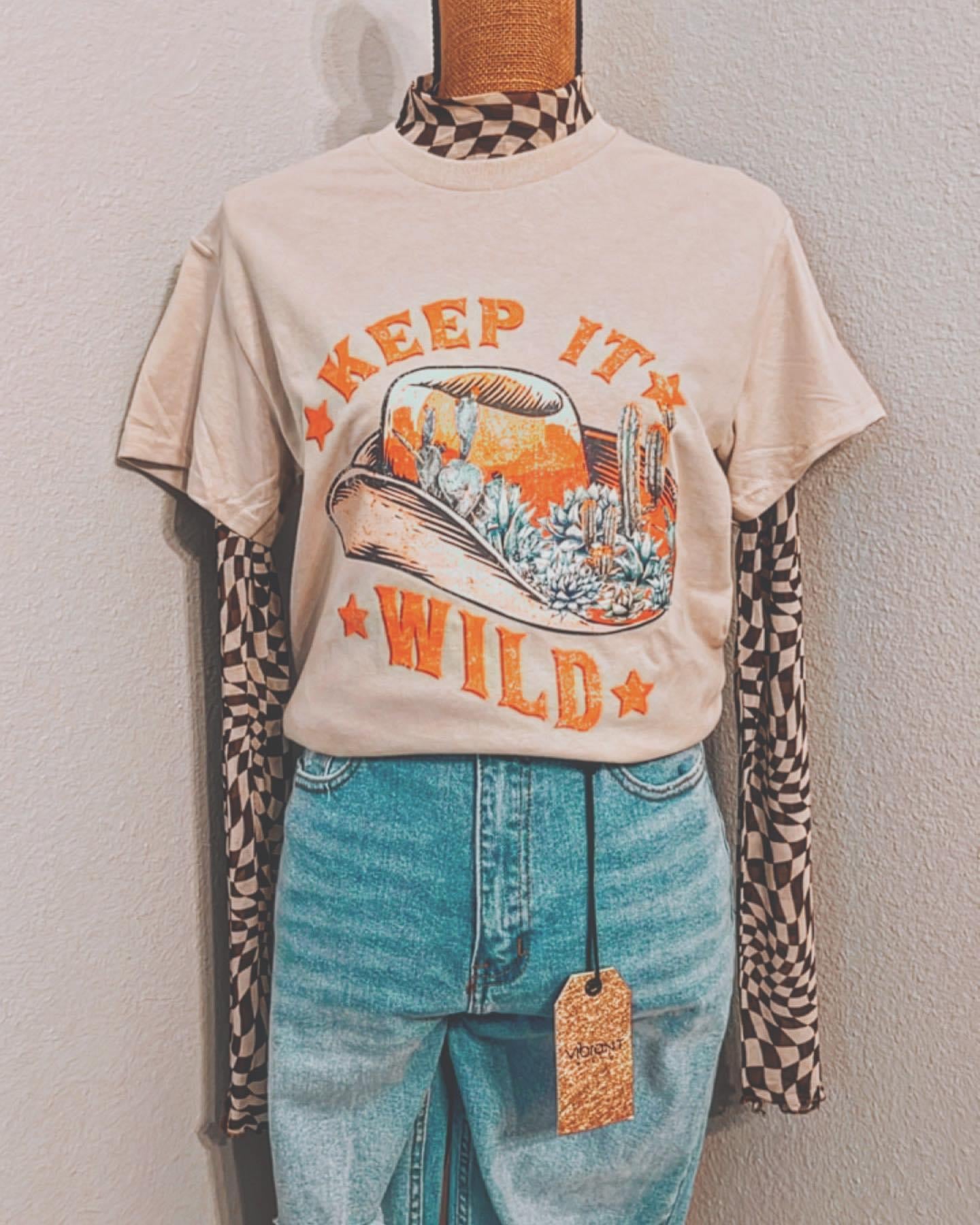 Keep it wild T-shirt adult