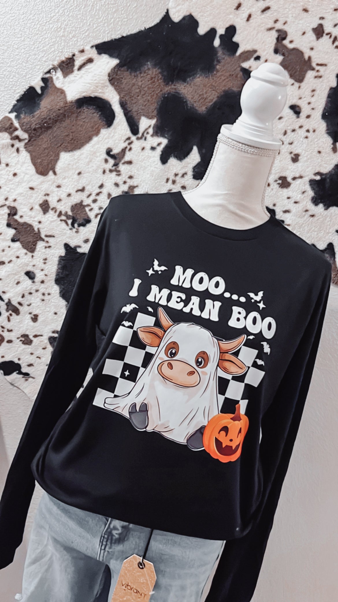 Moo I mean Boo Long Sleeve