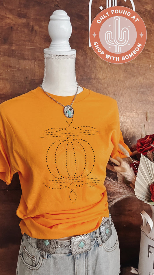 Pumpkin Stitch tshirt SWB exclusive design