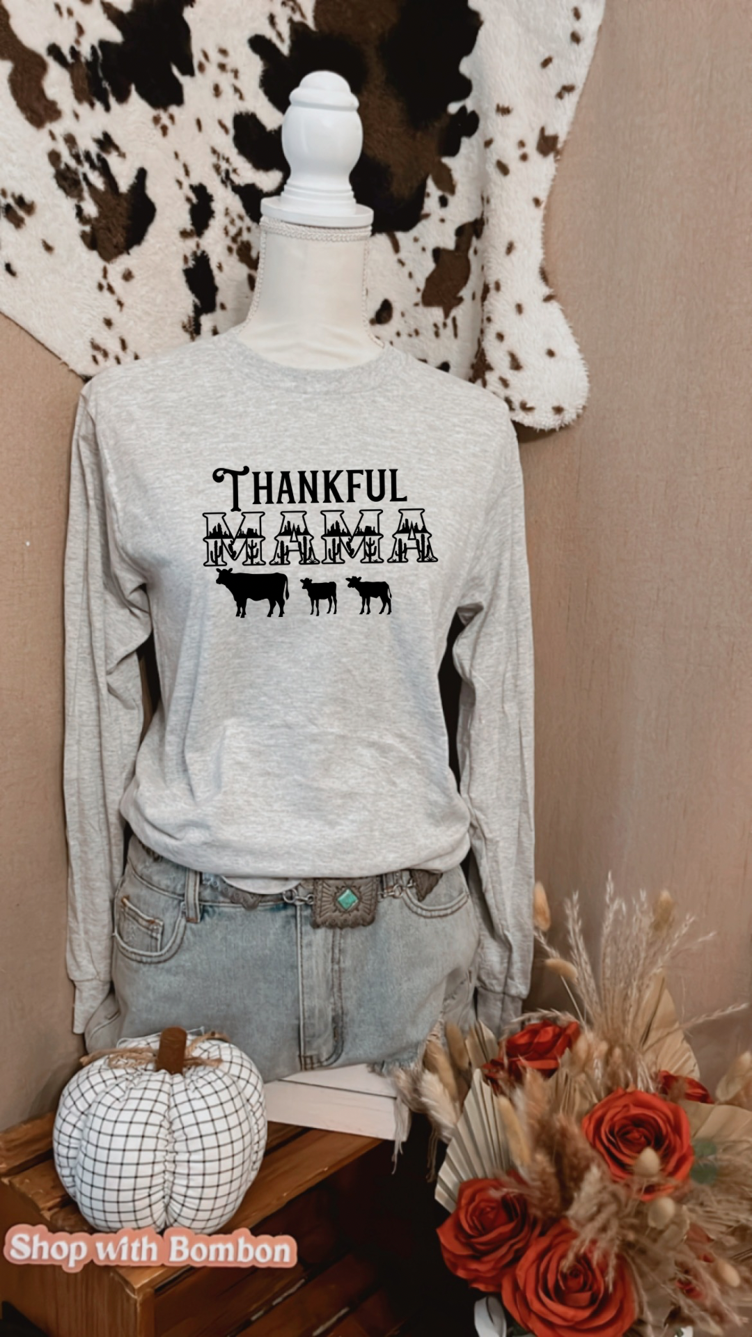 Thankful Mama longsleeve Tshirt