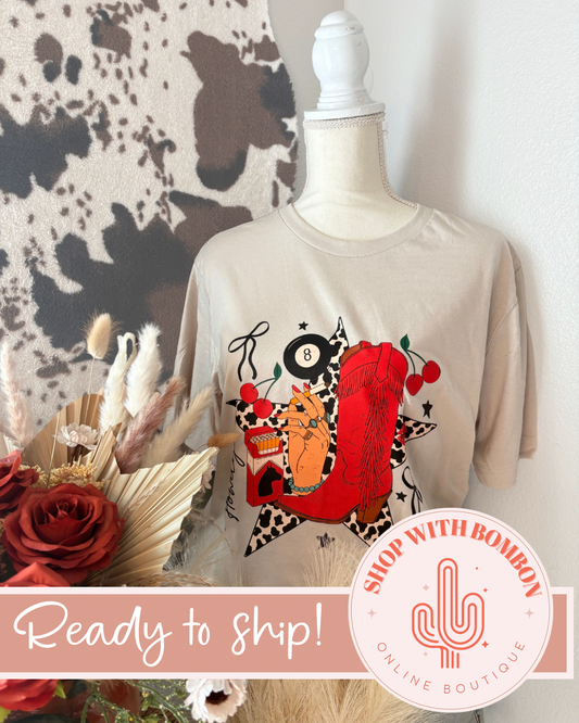 Edgy Cowgirl Tshirt