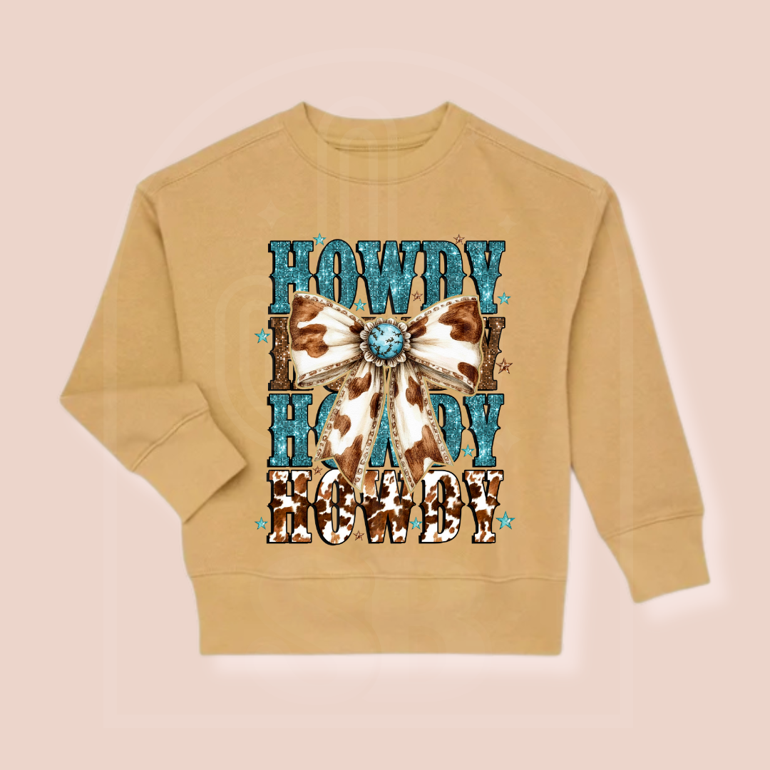 Howdy coquette crewneck