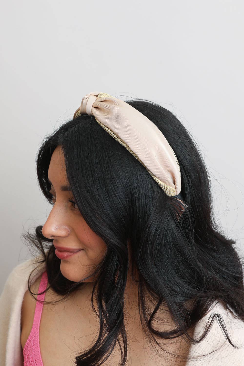 Basic Woven Top Knot Headband