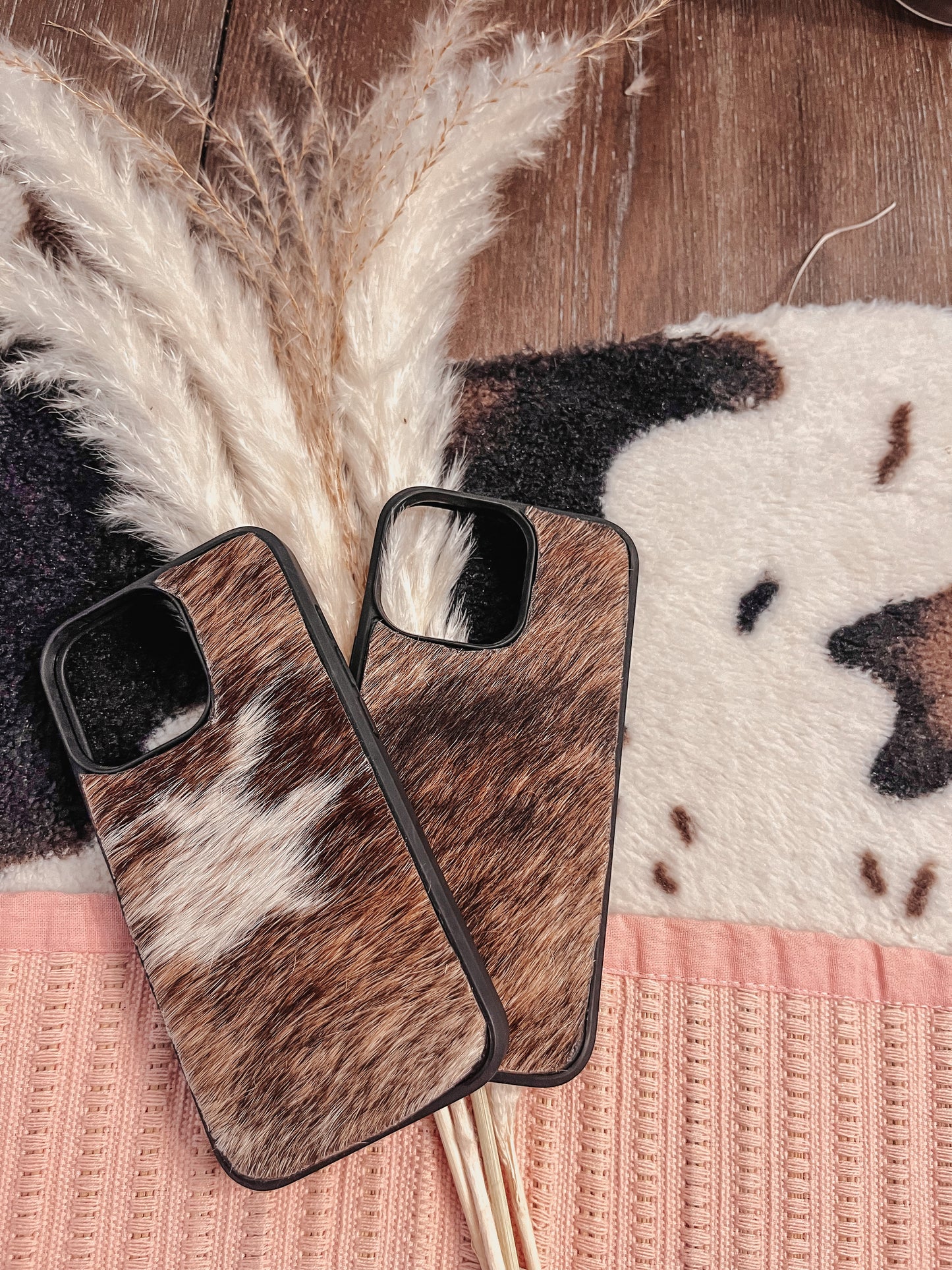 Cow hide IPhone Phone case