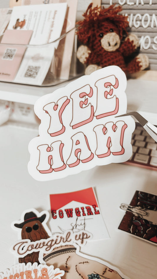 Yee Haw sticker