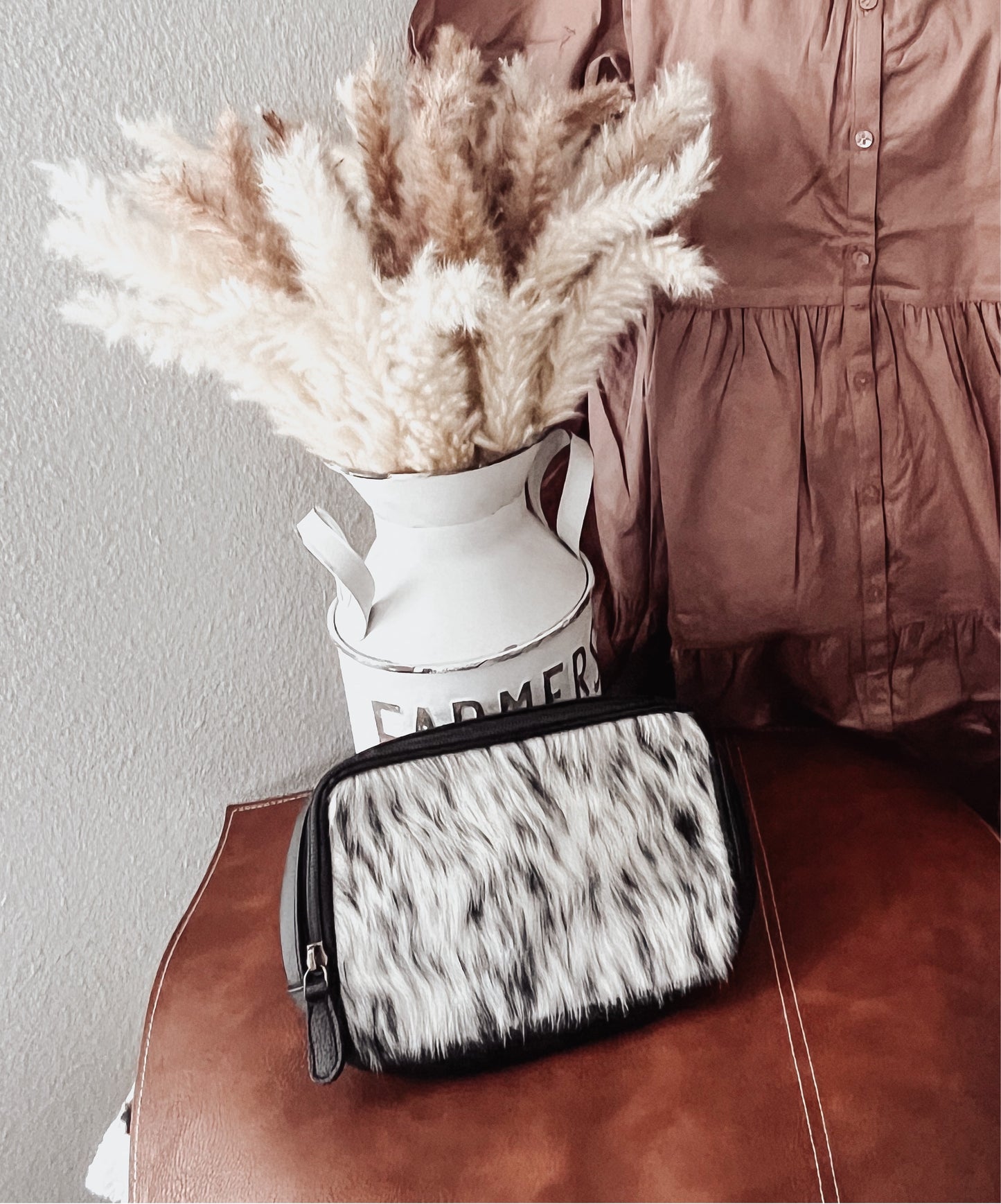 Betty Authentic Cowhide Fanny bag