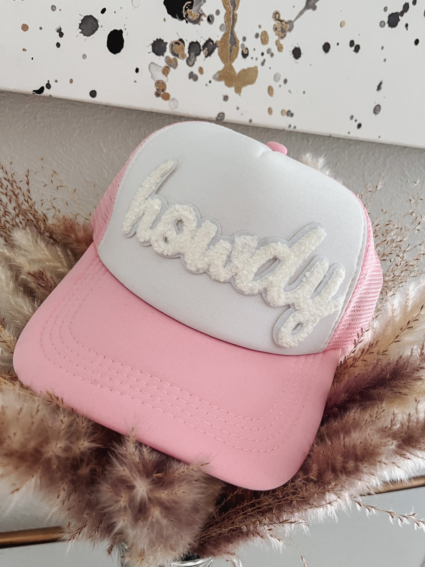 Howdy Pink Cap