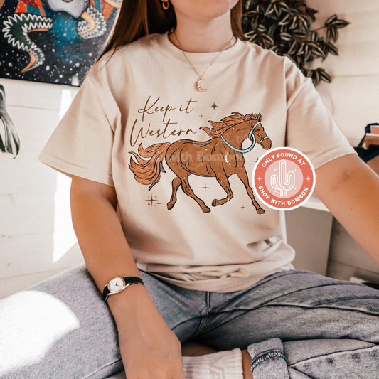 Keep it western tshirt