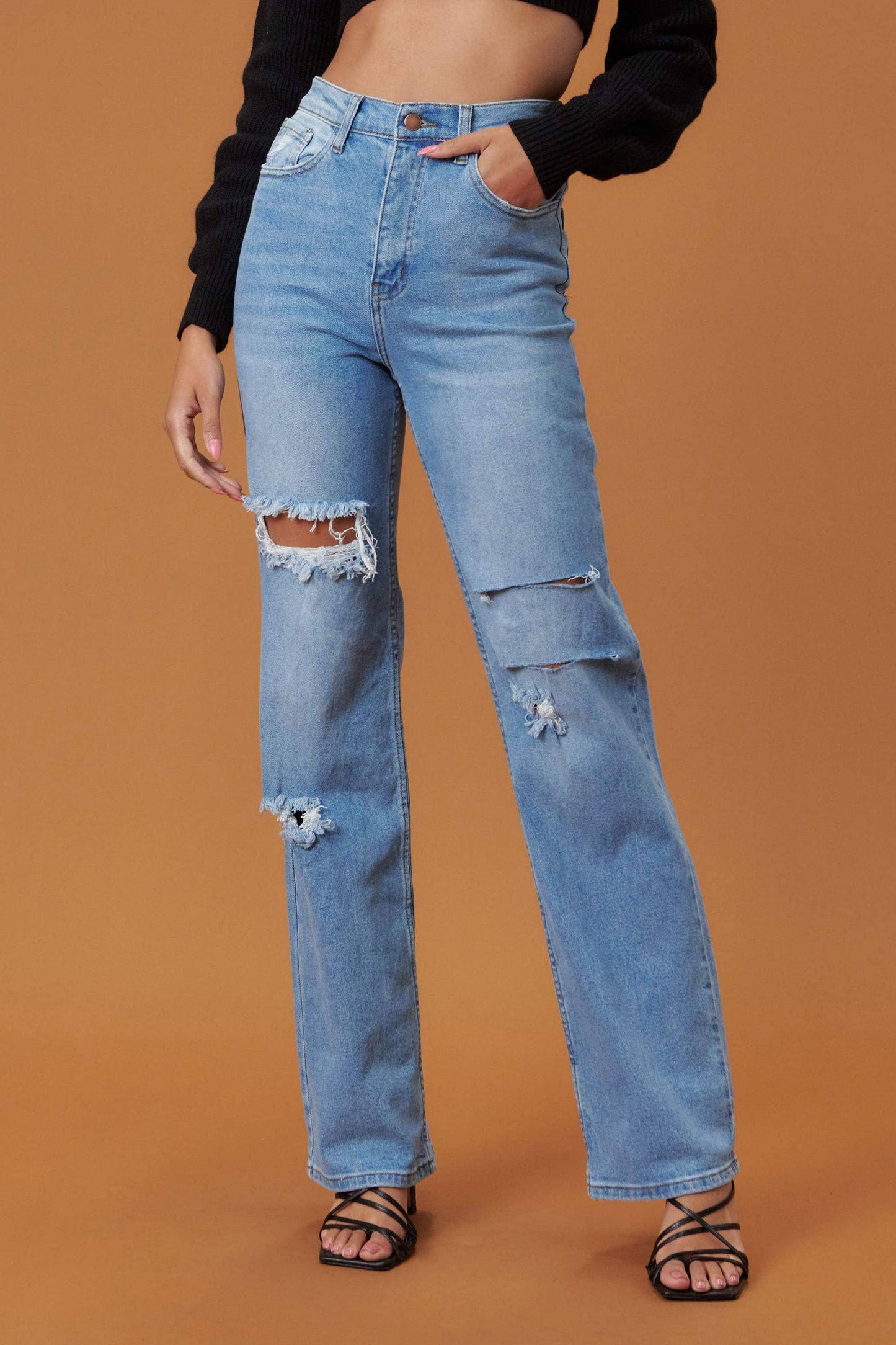 Rodeo Cowgirl Wide Jeans